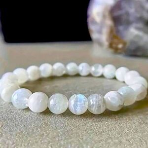 HALLOWEEN SALE 8mm AAA Grade Moonstone Crystal Bracelet